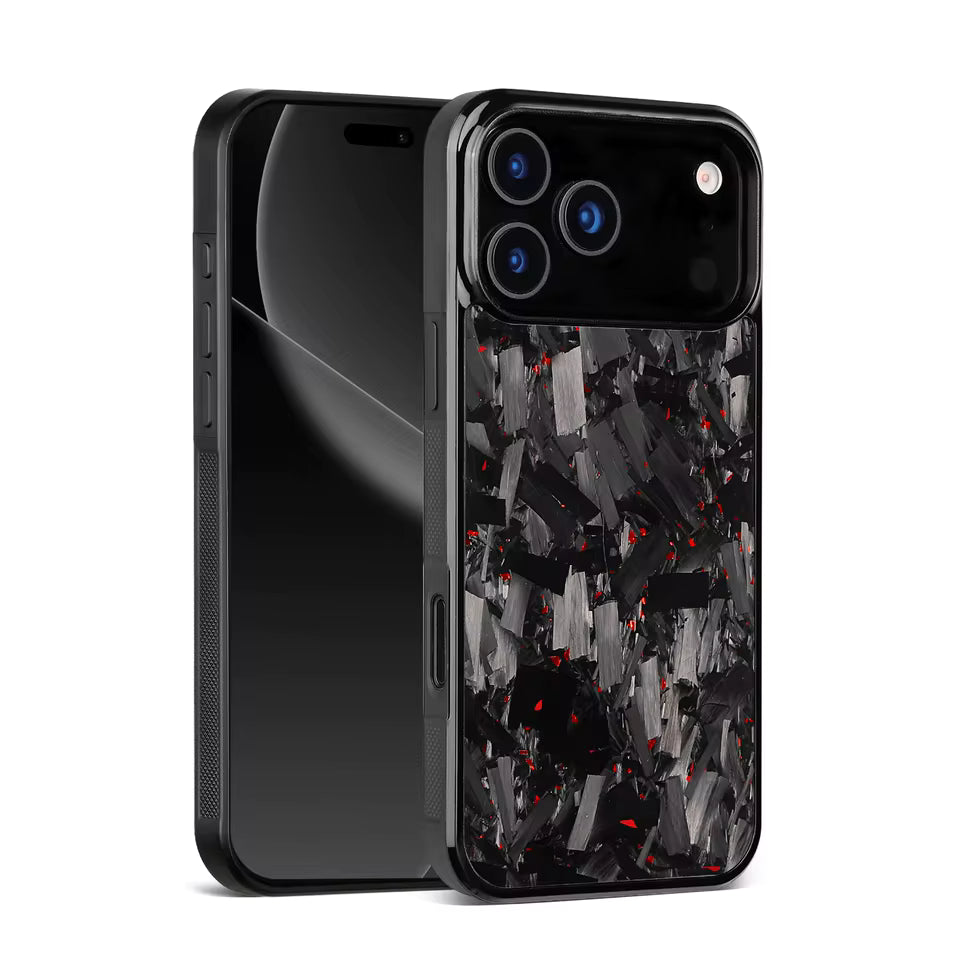 Obsidian Forged™ Carbon iPhone 18 Case (Non-MagSafe)