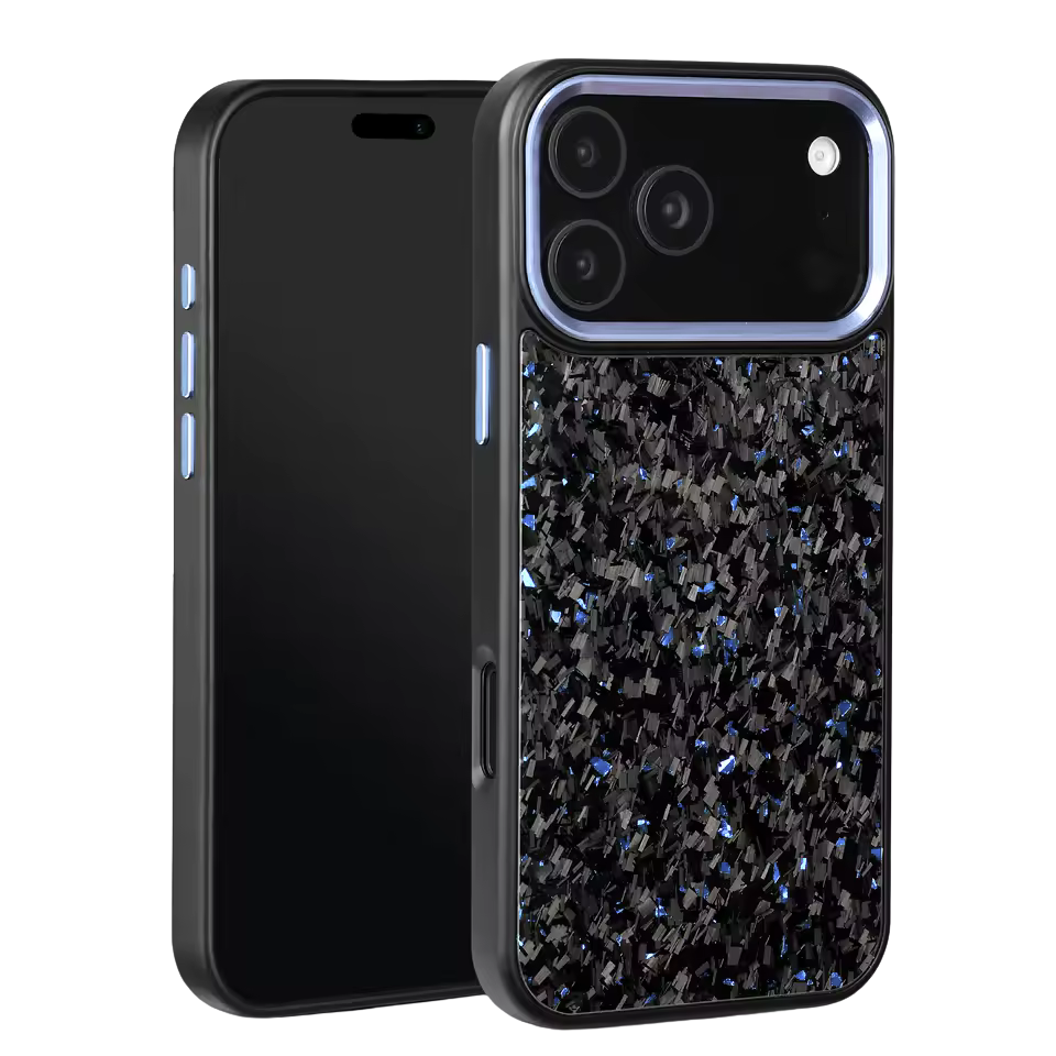 Upgrade your iPhone 17 with the Forged Fiber Elite v2™ MagSafe Case – premium carbon fiber design, metal details & 360° slim protection.