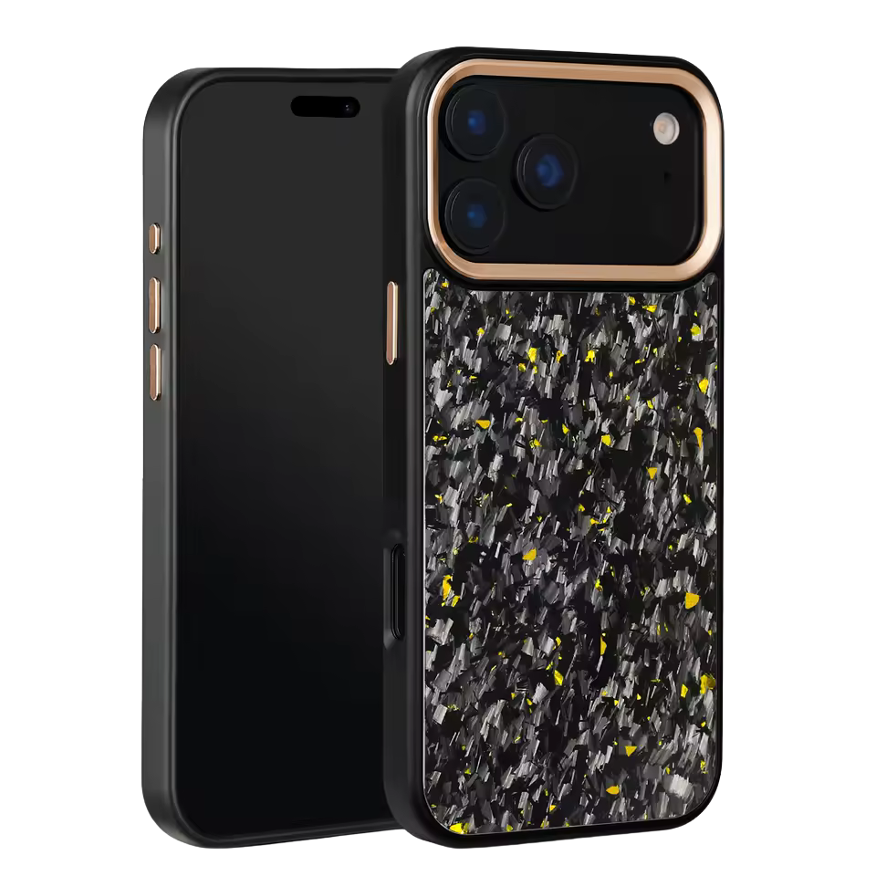 Upgrade your iPhone 17 with the Forged Fiber Elite v2™ MagSafe Case – premium carbon fiber design, metal details & 360° slim protection.