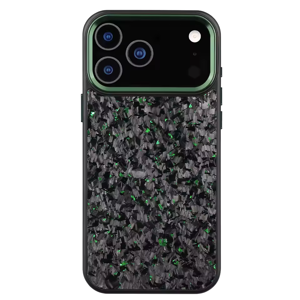 Upgrade your iPhone 17 with the Forged Fiber Elite v2™ MagSafe Case – premium carbon fiber design, metal details & 360° slim protection.